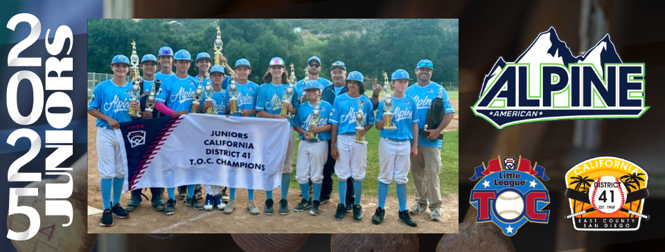 2025 Juniors CA D41 TOC Champions